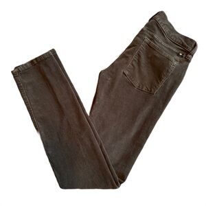 Lucky Brand Olive Green Women’s Corduroy Jeans Charlie Skinny Size 4